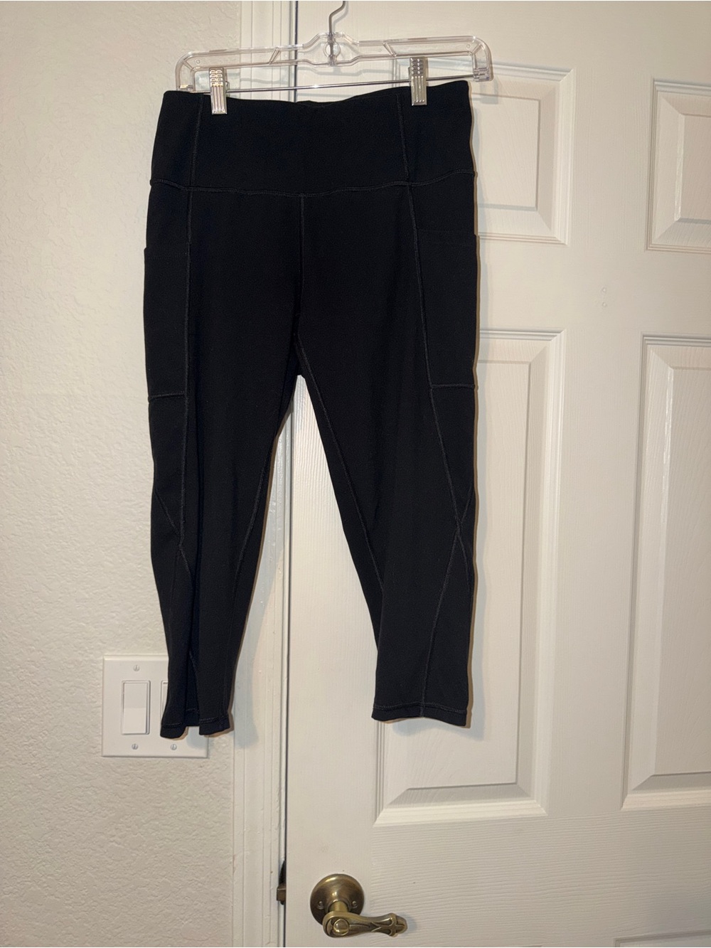 Heath Yoga Black High-Waist Leggings